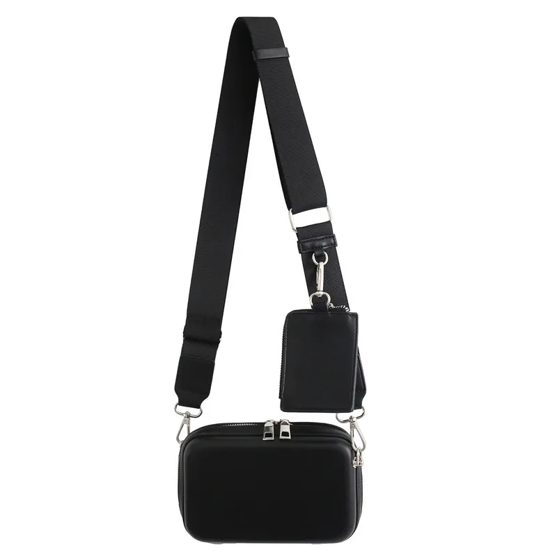 New Brand Small Square Bag Women's Casual Shoulder Bag 2-in-1 Box Bag Men's Crossbody Bag Versatile Fashion Accessory thumbnail 6
