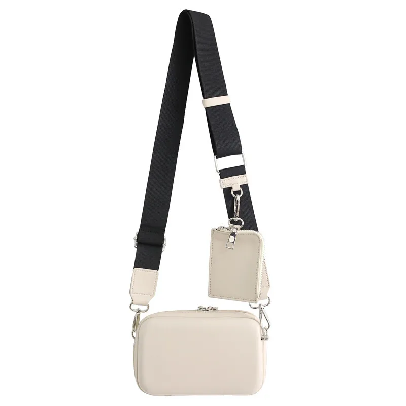 New Brand Small Square Bag Women's Casual Shoulder Bag 2-in-1 Box Bag Men's Crossbody Bag Versatile Fashion Accessory thumbnail 8