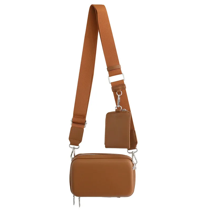 New Brand Small Square Bag Women's Casual Shoulder Bag 2-in-1 Box Bag Men's Crossbody Bag Versatile Fashion Accessory thumbnail 7