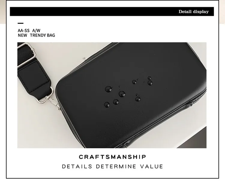 New Brand Small Square Bag Women's Casual Shoulder Bag 2-in-1 Box Bag Men's Crossbody Bag Versatile Fashion Accessory showcase 4