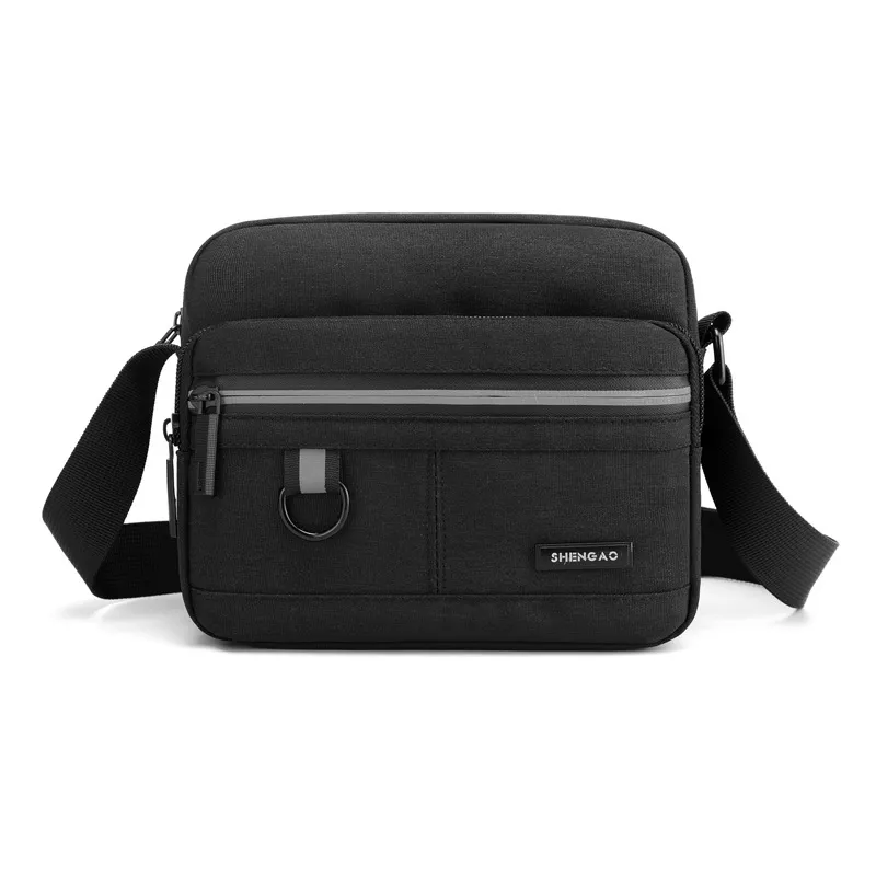 Men's Oxford Cloth Crossbody Shoulder Bag - Casual Canvas Messenger Bag, Small Phone Pouch, Stylish 2024 Design for Everyday Use - Image 8