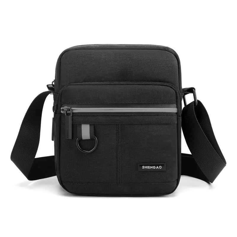 Men's Oxford Cloth Crossbody Shoulder Bag - Casual Canvas Messenger Bag, Small Phone Pouch, Stylish 2024 Design for Everyday Use - Image 10