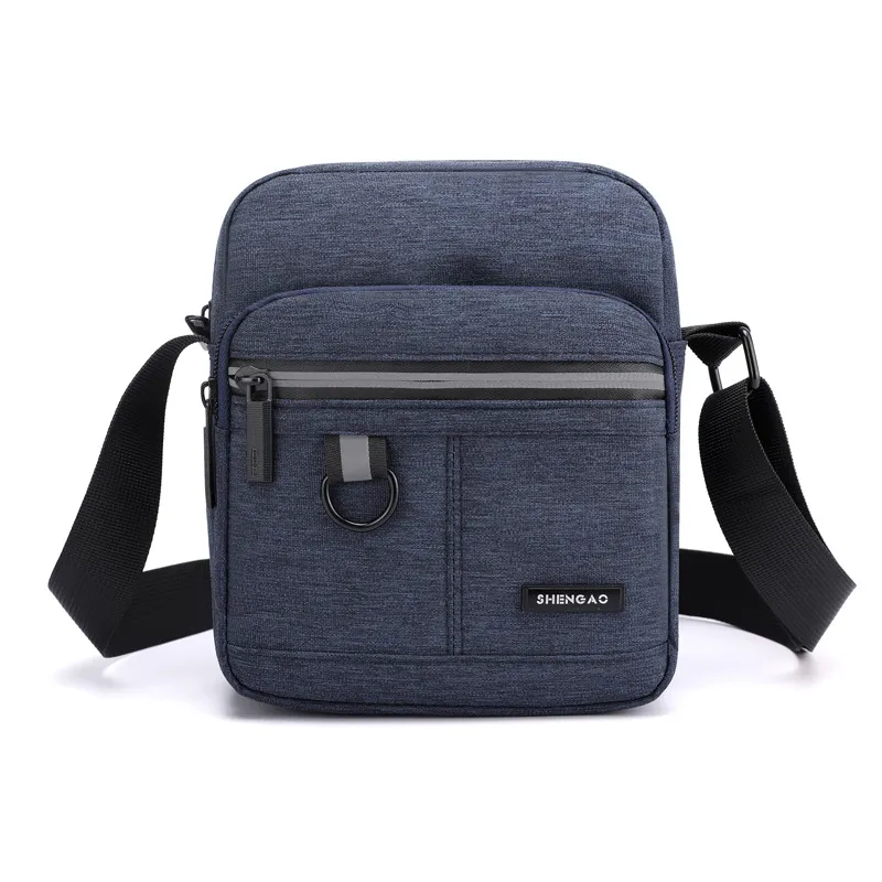Men's Oxford Cloth Crossbody Shoulder Bag - Casual Canvas Messenger Bag, Small Phone Pouch, Stylish 2024 Design for Everyday Use - Image 6