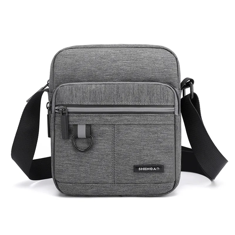 Men's Oxford Cloth Crossbody Shoulder Bag - Casual Canvas Messenger Bag, Small Phone Pouch, Stylish 2024 Design for Everyday Use - Image 5