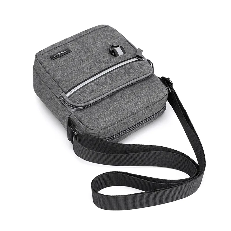 Men's Oxford Cloth Crossbody Shoulder Bag - Casual Canvas Messenger Bag, Small Phone Pouch, Stylish 2024 Design for Everyday Use - Image 1