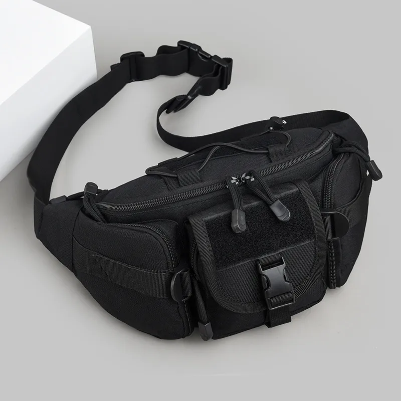 Men's Outdoor Tactical Chest Bag - Multifunctional Cross-Body Workwear Shoulder Bag for Sports & Casual Use thumbnail 4