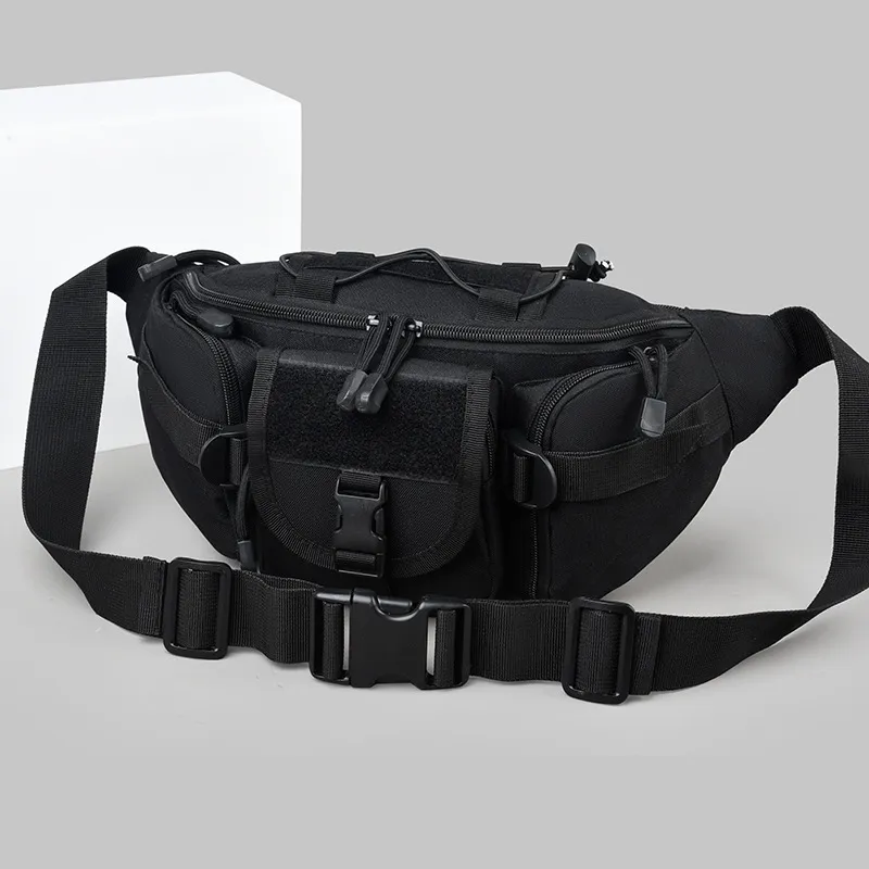 Men's Outdoor Tactical Chest Bag - Multifunctional Cross-Body Workwear Shoulder Bag for Sports & Casual Use thumbnail 3