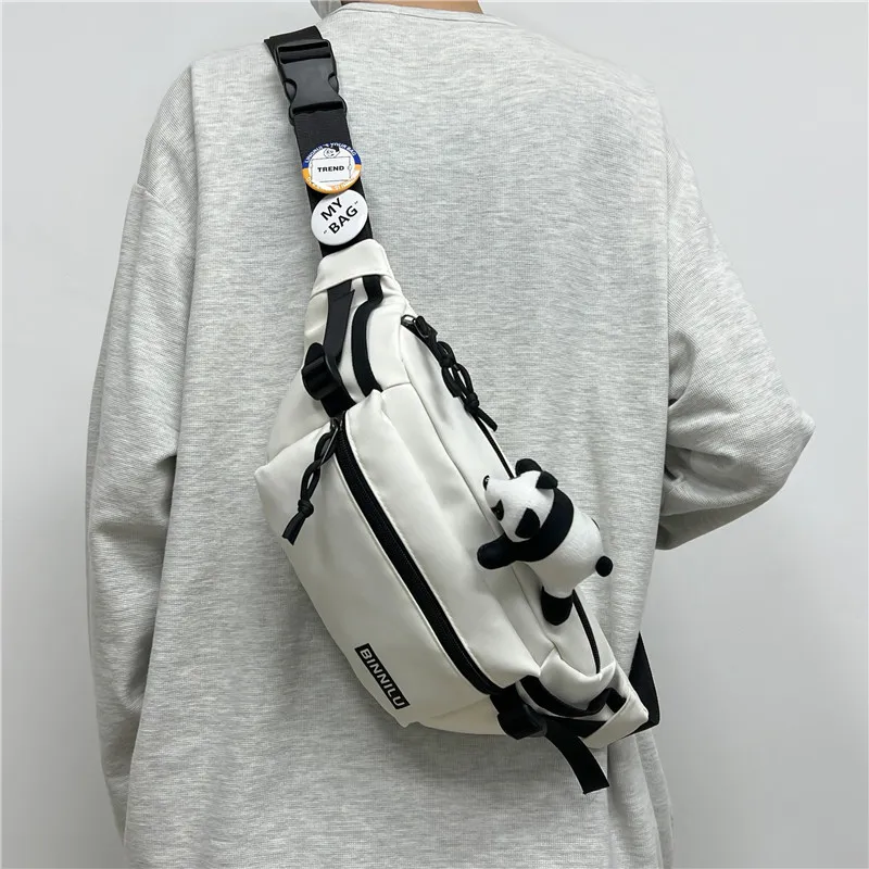 Men's Casual Chest Bag Trendy Crossbody Shoulder Bag for Sports & Students, Versatile for Women, Mobile Phone Waist Pouch thumbnail 1