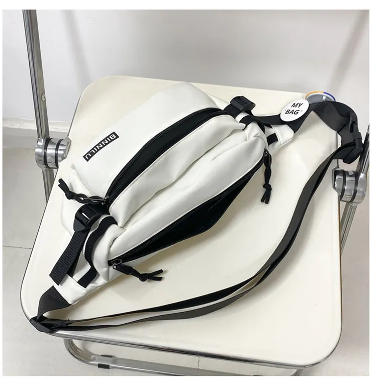 Men's Casual Chest Bag Trendy Crossbody Shoulder Bag for Sports & Students, Versatile for Women, Mobile Phone Waist Pouch showcase 12
