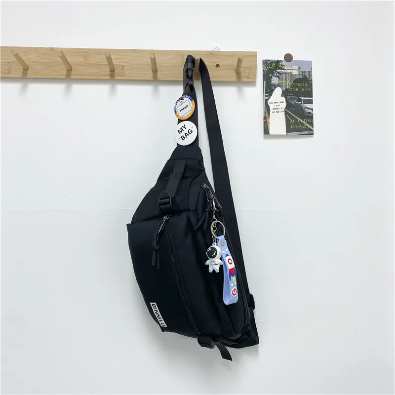 Men's Casual Chest Bag Trendy Crossbody Shoulder Bag for Sports & Students, Versatile for Women, Mobile Phone Waist Pouch thumbnail 7