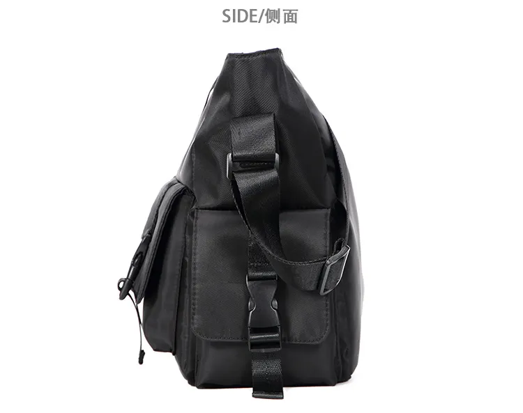 Men's Trendy Canvas Crossbody Messenger Bag - Japanese Style Workwear & Casual Shoulder Bag for Students & Women showcase 13