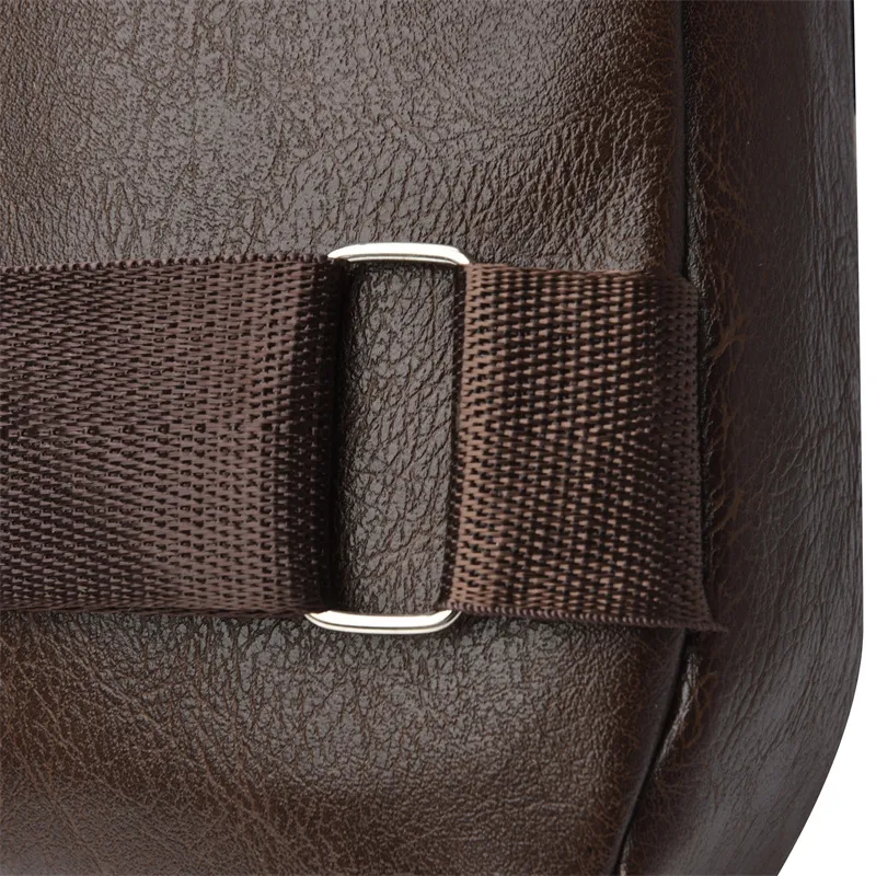 2024 Men's Soft Leather Chest Bag - Waterproof Business Shoulder Messenger Bag for Casual & Business Use, Wholesale Direct from Manufacturer showcase 9