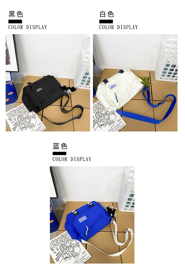 Men's Japanese Style Crossbody Bag - Large Capacity Casual Messenger Bag, Trendy Brand Shoulder Bag for Daily Use showcase 7