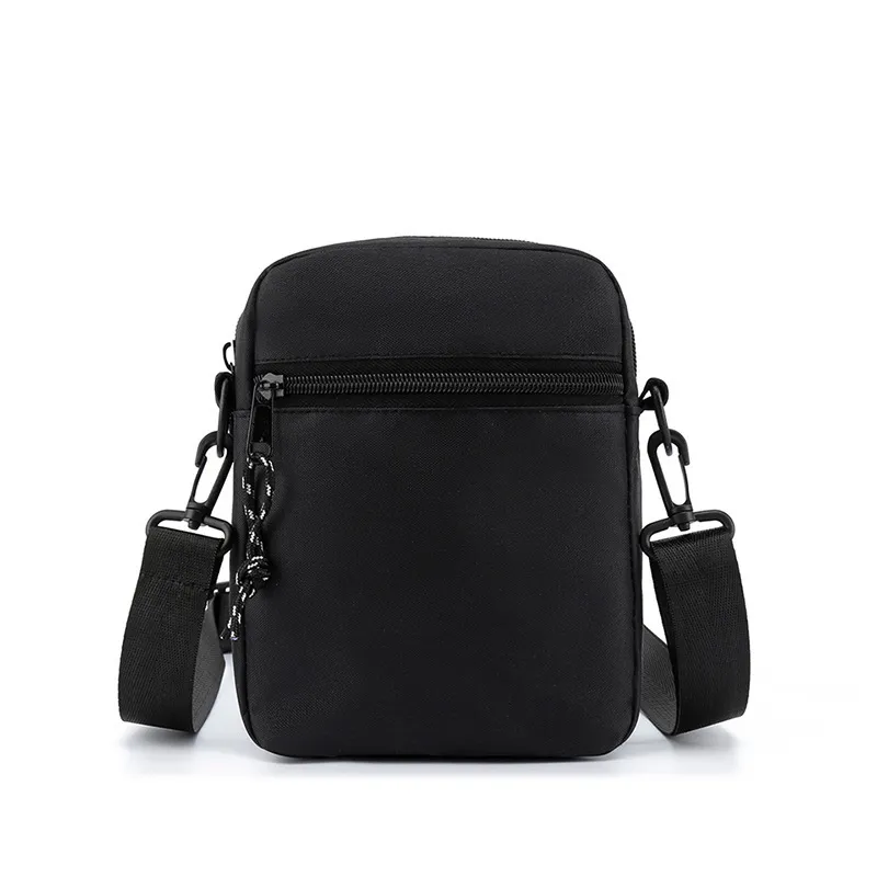 Men's Fashionable Canvas Crossbody Shoulder Bag - Lightweight Mini Mobile Phone Pouch, Casual Sports Small Square Bag for Everyday Use showcase 20