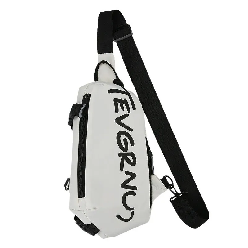 Unisex Korean Style Chest Bag - Fashionable Casual Messenger Shoulder Bag for Couples, Trendy All-Match Design thumbnail 4