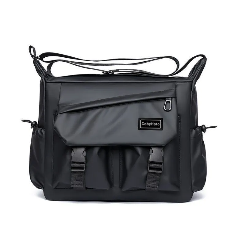 Men's Trendy Nylon Crossbody Messenger Bag - Korean Japanese Style Niche Waist Pack for 25-Year-Olds thumbnail 6