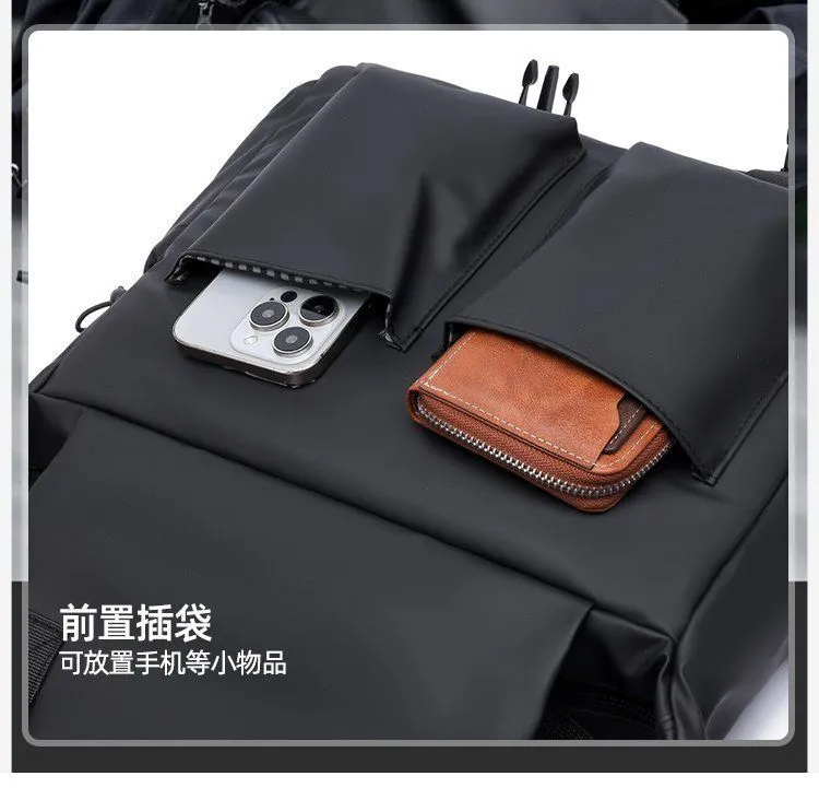 Men's Trendy Nylon Crossbody Messenger Bag - Korean Japanese Style Niche Waist Pack for 25-Year-Olds showcase 5