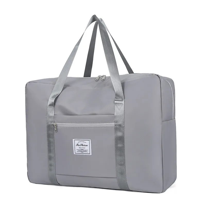 Women's Large Capacity Folding Travel Bag - Portable Lightweight Short-distance Luggage for Getaways - Image 6
