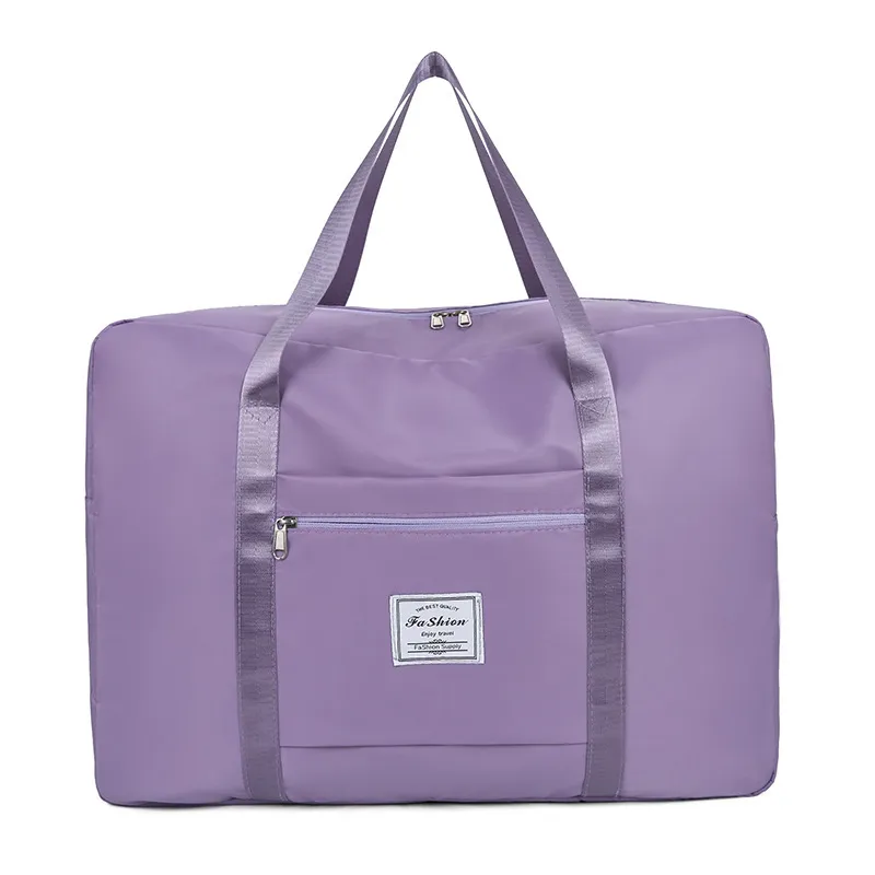 Women's Large Capacity Folding Travel Bag - Portable Lightweight Short-distance Luggage for Getaways - Image 5