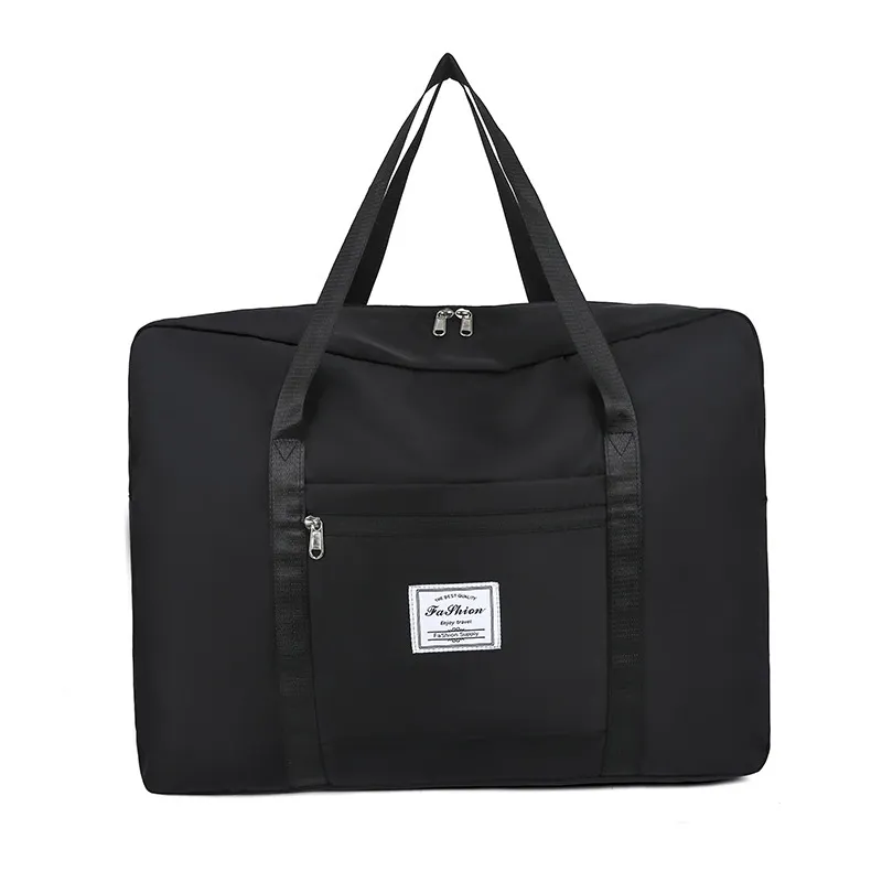 Women's Large Capacity Folding Travel Bag - Portable Lightweight Short-distance Luggage for Getaways - Image 10