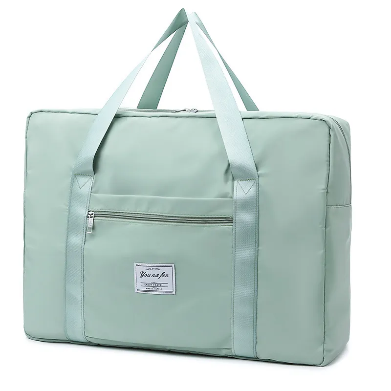 Women's Large Capacity Folding Travel Bag - Portable Lightweight Short-distance Luggage for Getaways - Image 7