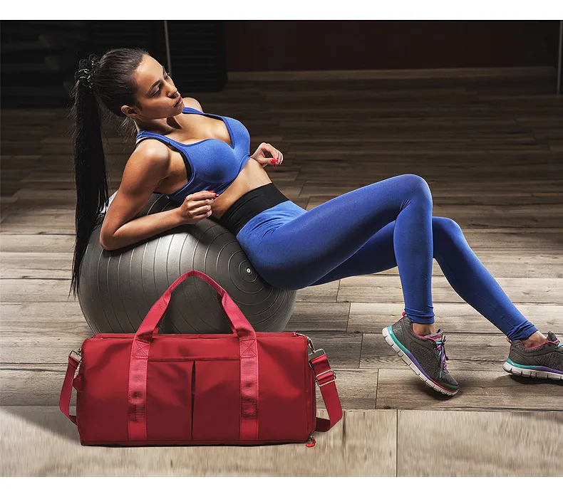 Women's Large Capacity Dry Wet Separation Yoga Bag - Oxford Cloth Swimming & Travel Duffle for Fitness Enthusiasts showcase 19