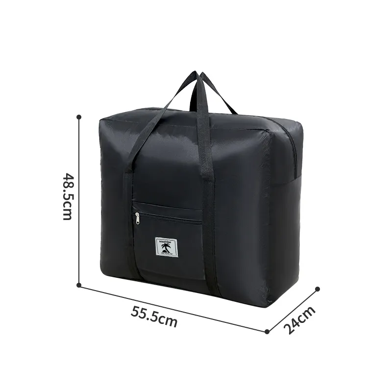 Runhui Large Capacity Twill Coconut Label Travel Handbag - Versatile Storage Luggage Bag for Clothes, Quilts, and Moving - Image 10