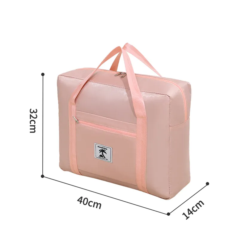 Runhui Large Capacity Twill Coconut Label Travel Handbag - Versatile Storage Luggage Bag for Clothes, Quilts, and Moving - Image 9