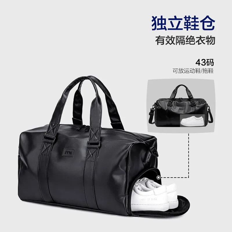 Lightweight Large-Capacity Travel Duffel Bag for Men & Women | Versatile Business Trip & Fitness Gym Luggage | Portable Short-Distance Carry-On thumbnail 4
