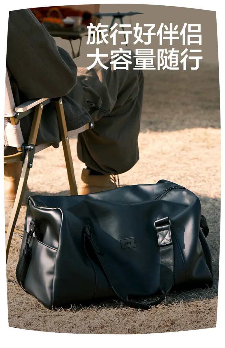 Lightweight Large-Capacity Travel Duffel Bag for Men & Women | Versatile Business Trip & Fitness Gym Luggage | Portable Short-Distance Carry-On showcase 3