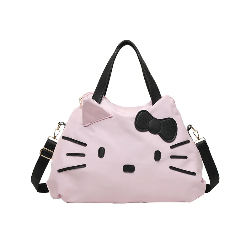 Large Capacity Hello Kitty Travel Bag - Cartoon Tote Shoulder Bag for Women's Short Trips & Business Travel - Image 5