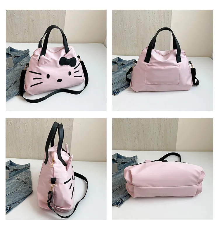 Large Capacity Hello Kitty Travel Bag - Cartoon Tote Shoulder Bag for Women's Short Trips & Business Travel showcase 9