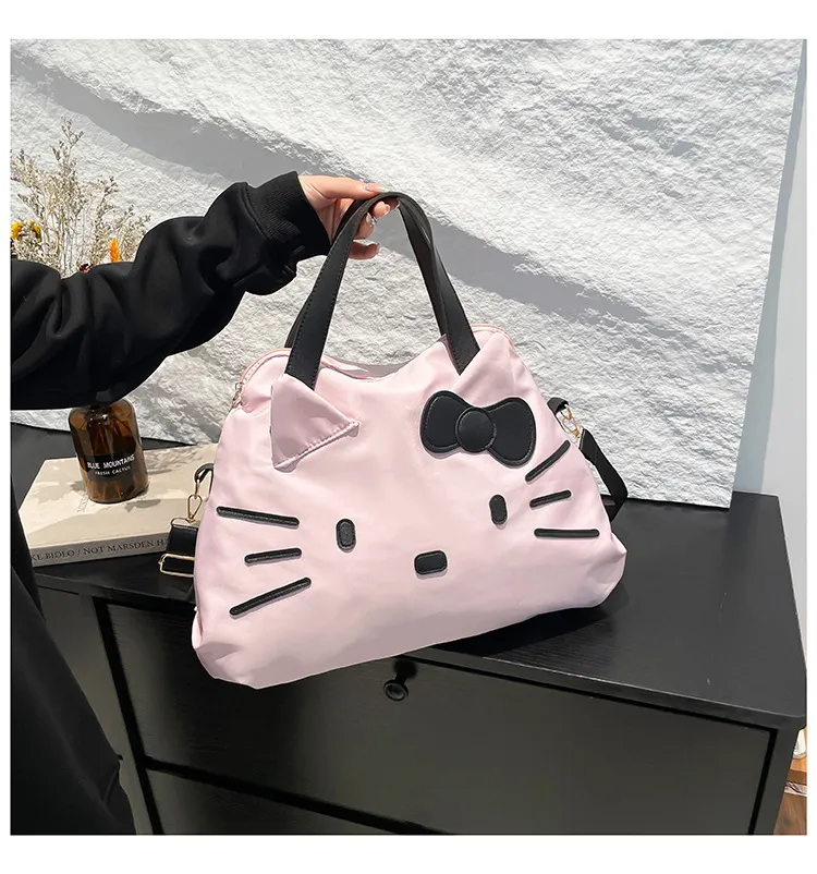 Large Capacity Hello Kitty Travel Bag - Cartoon Tote Shoulder Bag for Women's Short Trips & Business Travel showcase 14