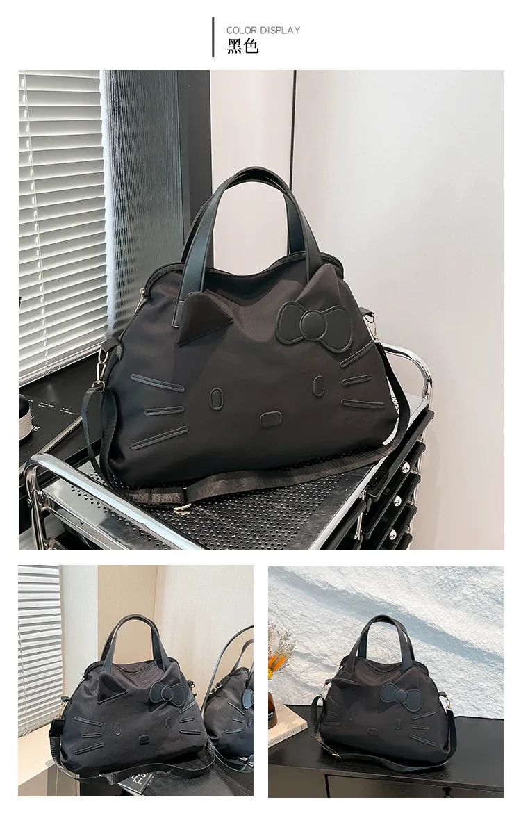 Large Capacity Hello Kitty Travel Bag - Cartoon Tote Shoulder Bag for Women's Short Trips & Business Travel showcase 11