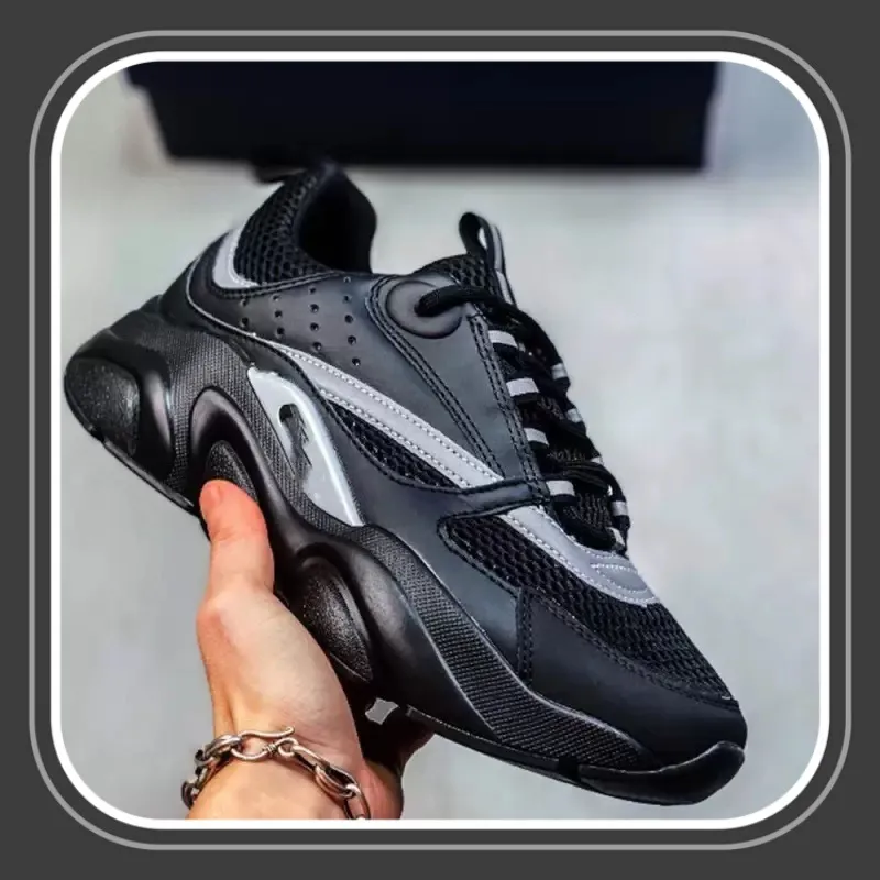Unisex Chunky Dad Shoes Sneakers - Breathable Air Cushion Platform Casual Sports Trainers for Men & Women thumbnail 1
