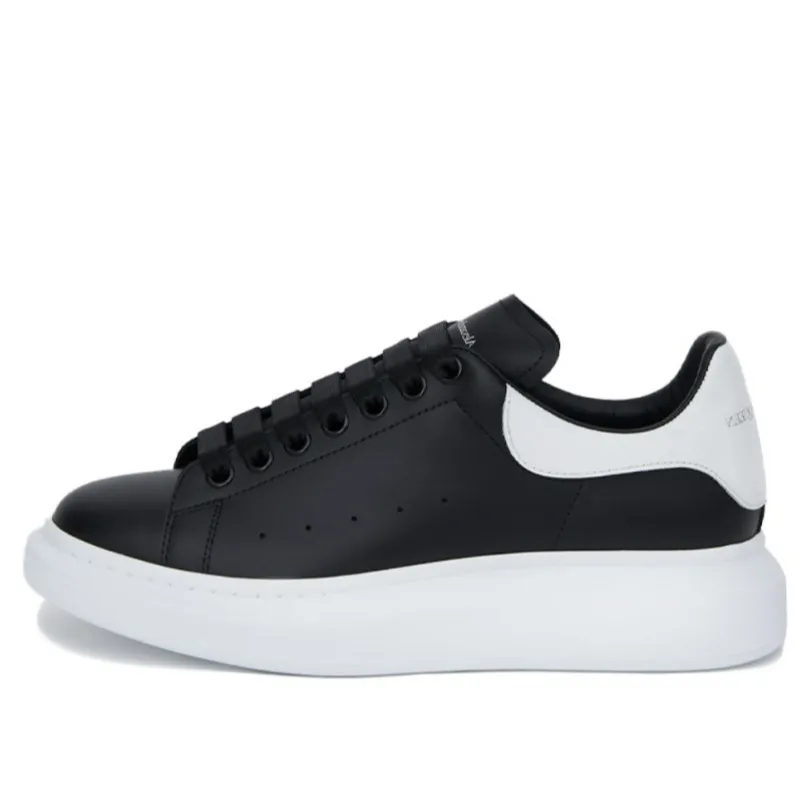 High-Quality McQueen Style White Sneakers for Men & Women - Trendy, Height-Increasing, Versatile Couple Shoes for Casual & Sports Wear thumbnail 6