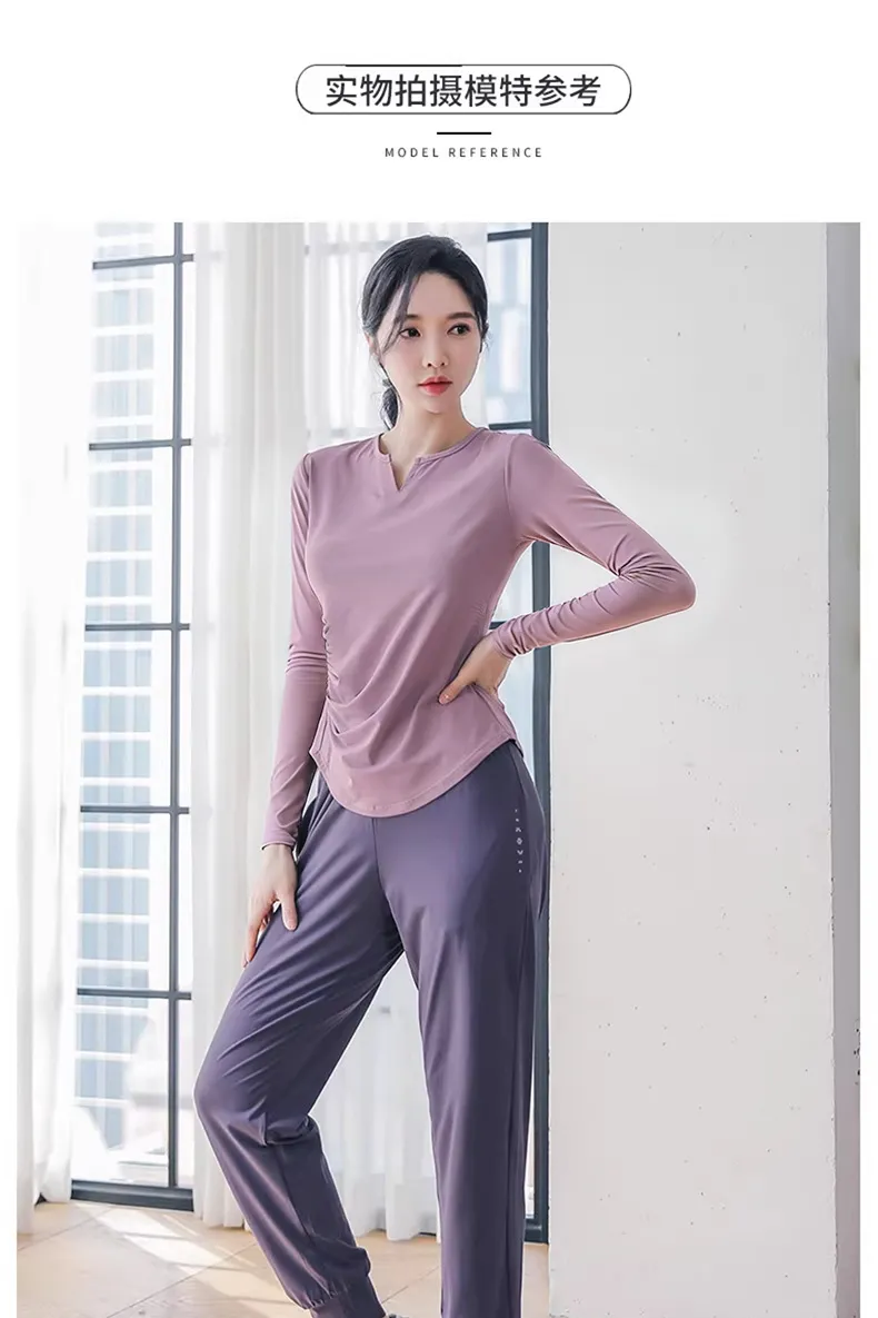 Women's Quick-Dry Sports Suit for Spring Outdoor Running & Yoga - Breathable Fitness Clothing, Large Size Available showcase 9
