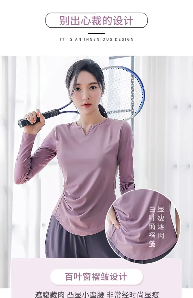 Women's Quick-Dry Sports Suit for Spring Outdoor Running & Yoga - Breathable Fitness Clothing, Large Size Available showcase 3