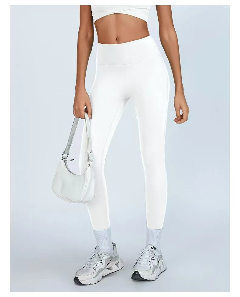 Women's Yoga Set with Padded Bra & High-Waisted Leggings - Quick-Dry Sports Fitness Outfit for Training & Exercise thumbnail 8