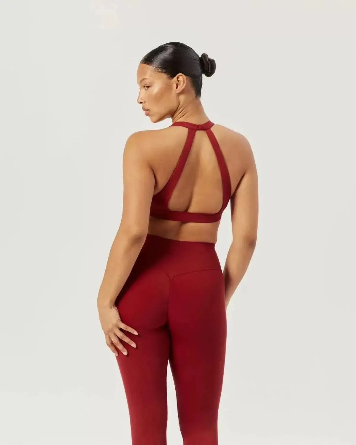 Women's Yoga Set with Padded Bra & High-Waisted Leggings - Quick-Dry Sports Fitness Outfit for Training & Exercise showcase 6
