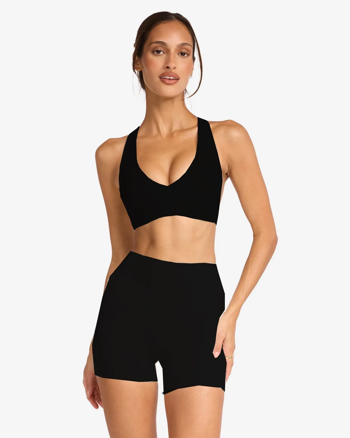 Women's Yoga Set with Padded Bra & High-Waisted Leggings - Quick-Dry Sports Fitness Outfit for Training & Exercise showcase 13