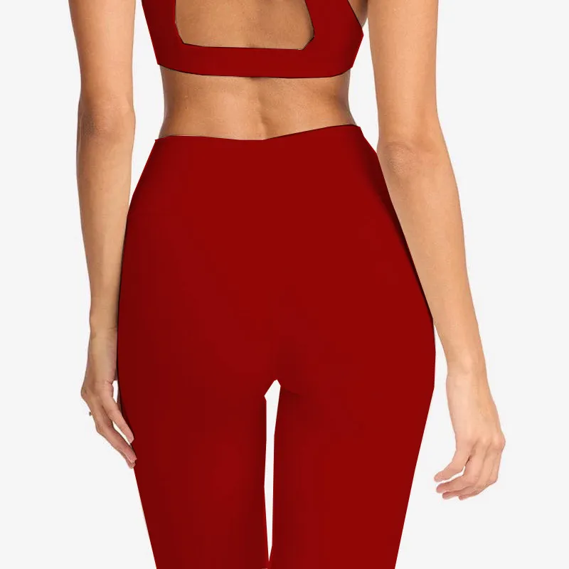 Burgundy - Trousers