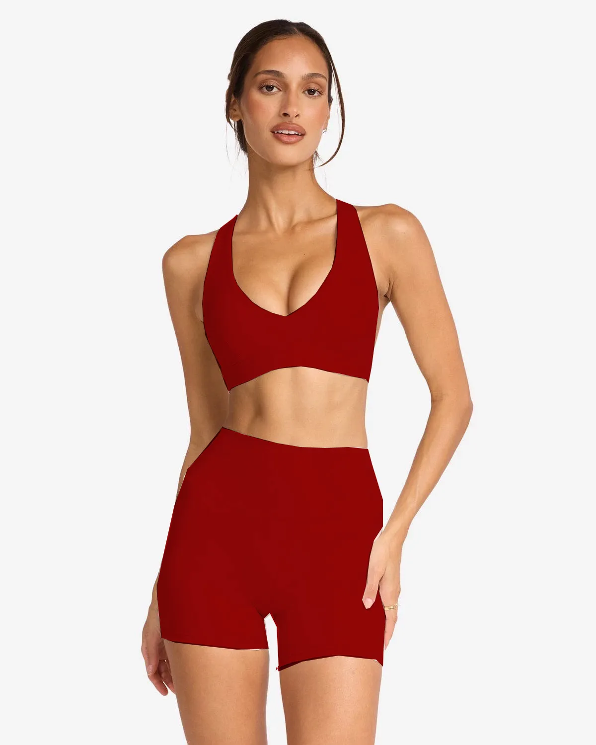 Women's Yoga Set with Padded Bra & High-Waisted Leggings - Quick-Dry Sports Fitness Outfit for Training & Exercise showcase 7