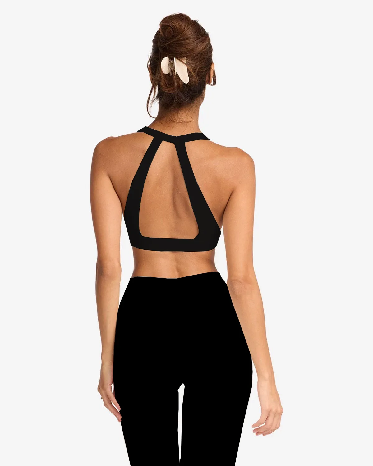 Women's Yoga Set with Padded Bra & High-Waisted Leggings - Quick-Dry Sports Fitness Outfit for Training & Exercise showcase 14