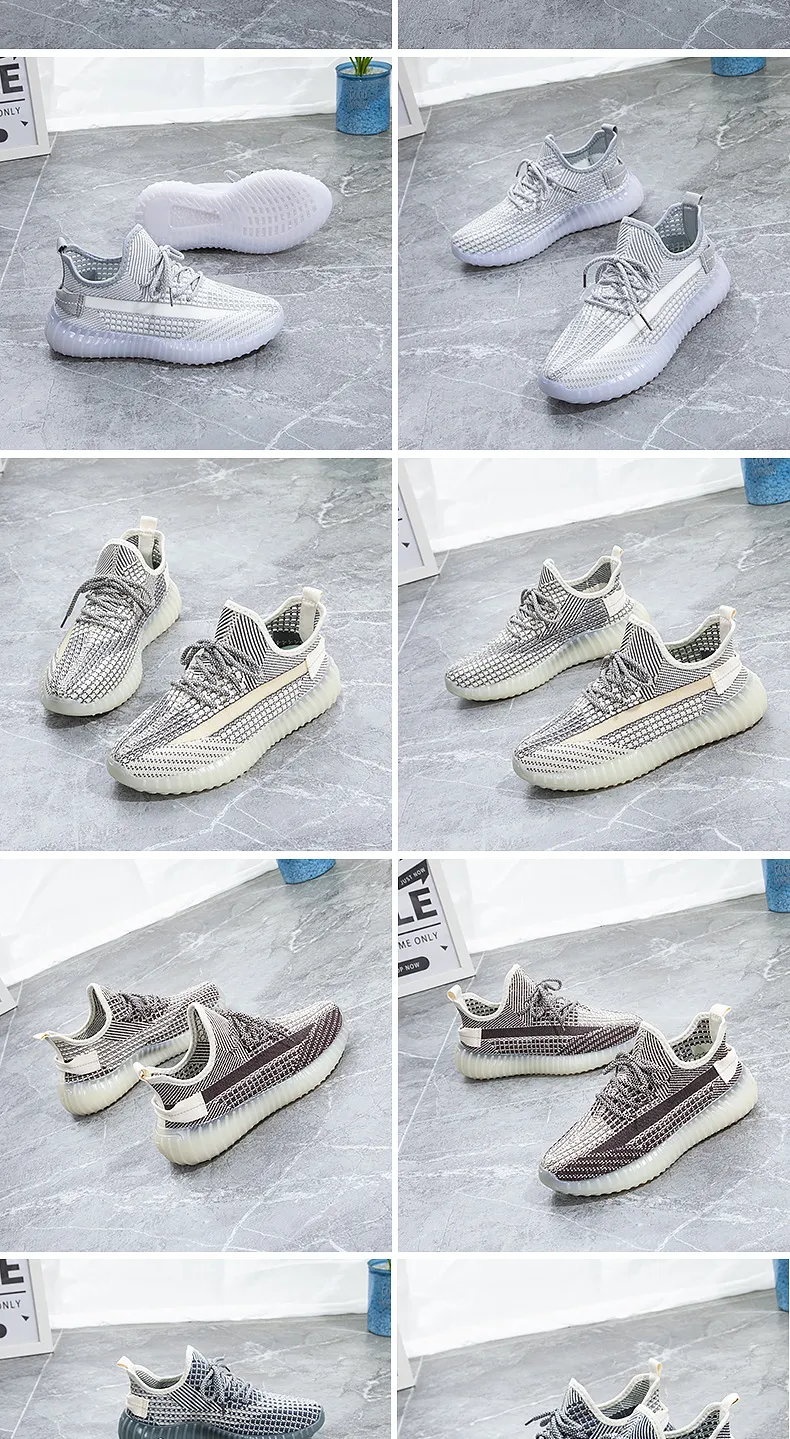 Coconut Shoes Men's & Women's White Sneakers, Breathable Fly-Knit 350 Quality Student Sports Shoes, Comfortable Casual Footwear for School showcase 17
