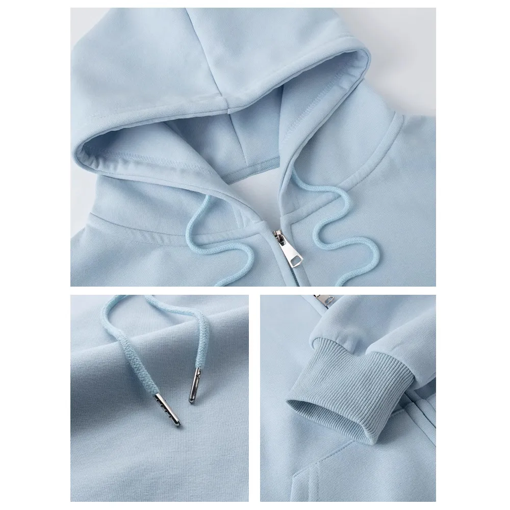 Shandong Jimo Women's Spring Fashion Loose Hooded Jacket - Korean Style Thin Cardigan Top for Casual Wear thumbnail 3