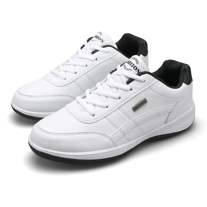 Men's Large Size Leather Sneakers - Casual Sports Running Shoes for Students, Available up to Size 48 - Image 7
