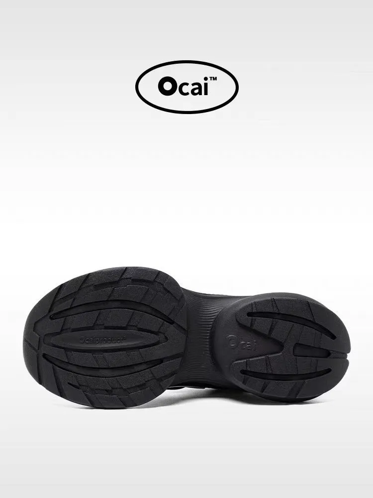 Ocai "Disk Runtech" Silver-White Flying Saucer Running Shoes for Couples - Height Increasing Sports Sneakers, Trendy "Dad Shoe" Style for Casual Wear showcase 6