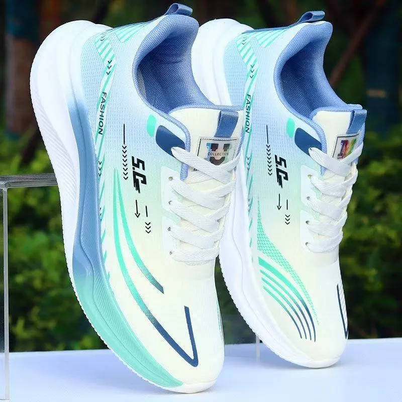 Men's Trendy Leather Casual Sports Shoes - Breathable Walking & Shopping Sneakers for Students & Couples, Autumn New Style thumbnail 3