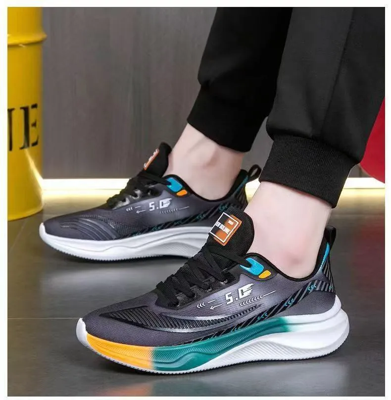 Men's Trendy Leather Casual Sports Shoes - Breathable Walking & Shopping Sneakers for Students & Couples, Autumn New Style showcase 8